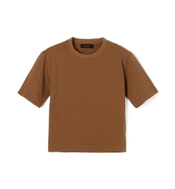CABaN「ドライスビンコットン ハーフスリーブTシャツ」|Tシャツ・カットソー|47 ブラウン