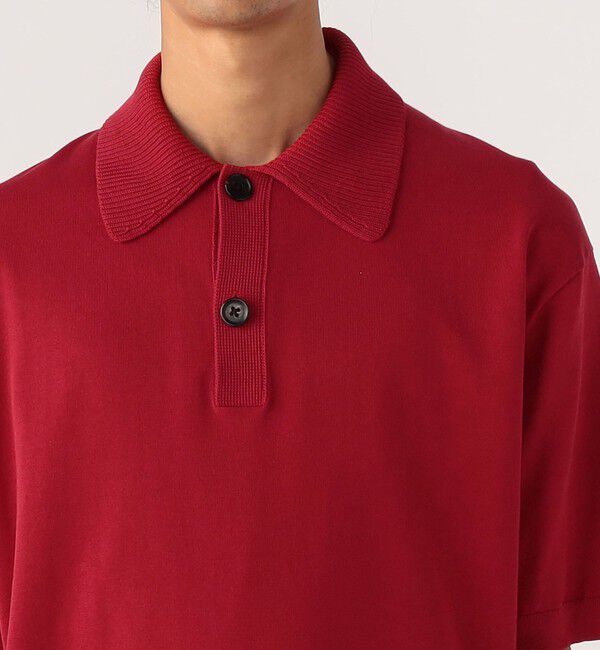 CABaN「コットン ポロニットプルオーバー」|ニット・セーター|