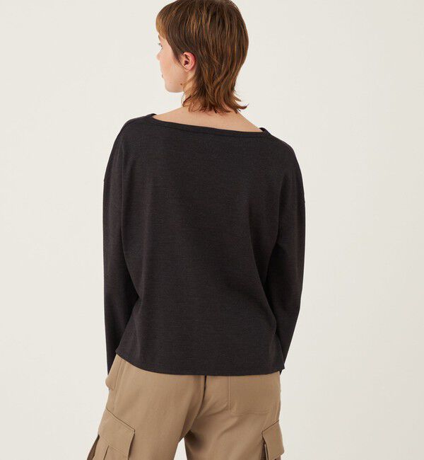 GALERIE VIE「クリアウォッシャブル ワイドプルオーバー」|Tシャツ・カットソー|