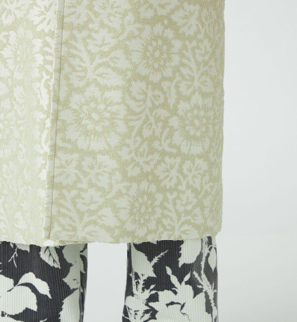 SOULEIADO「モールジャガード　Vネックロングコート」|ダッフルコート|