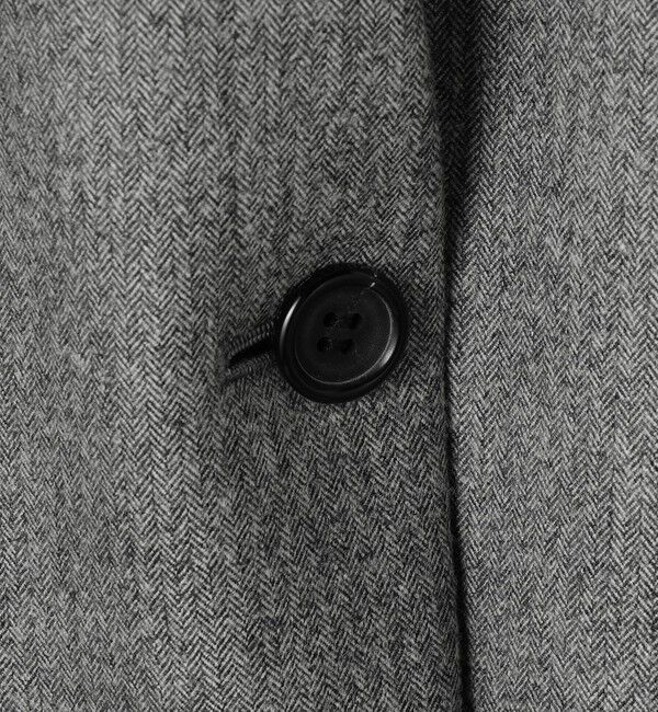 DES PRES「フランネルウールストレッチ ノーカラージャケット」|ノーカラージャケット|