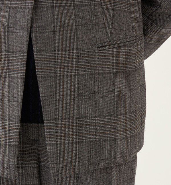 DES PRES「フランネルウールストレッチ ノーカラージャケット」|ノーカラージャケット|