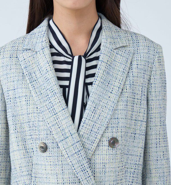 TOMORROWLAND collection「ファンシーテープ ダブルブレストジャケット」|テーラードジャケット|