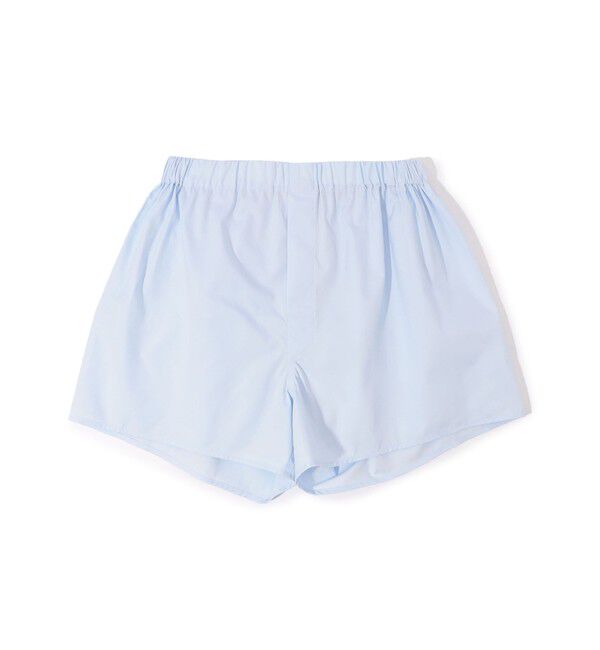 TOMORROWLAND HOME「コットンブロード トランクス」|インナー|63 ライトブルー