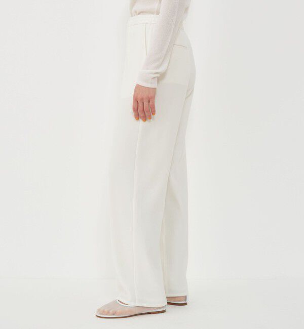 GALERIE VIE「バックサテンアムンゼン イージーストレートパンツ」|その他|