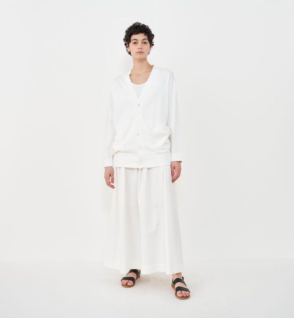 GALERIE VIE「シーアイランドコットン Vネックカーディガン」|カーディガン|