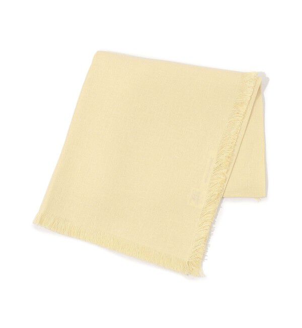 TOMORROWLAND GOODS「ASAUCE MELER リネンドライスクエアストール 」|ストール|41 クリームベージュ