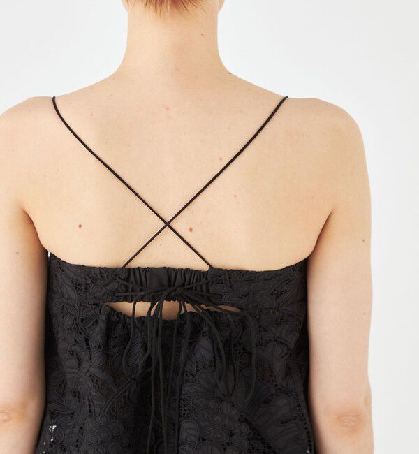 SOULEIADO「コットンエンブロイダリー キャミソール」|キャミソール|