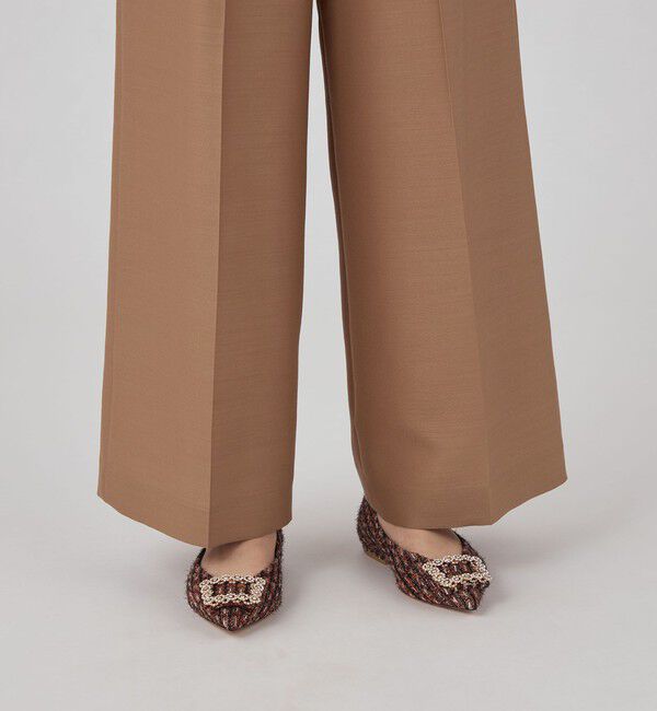 Ballsey「Diana 1タックワイドパンツ」|スラックス|