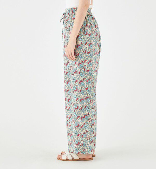 SOULEIADO「レーヨンブロードプリント イージーストレートパンツ」|その他|