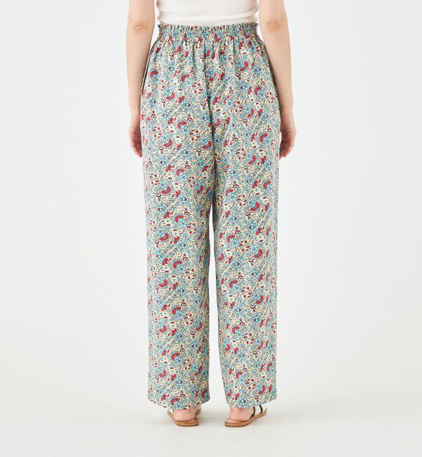 SOULEIADO「レーヨンブロードプリント イージーストレートパンツ」|その他|