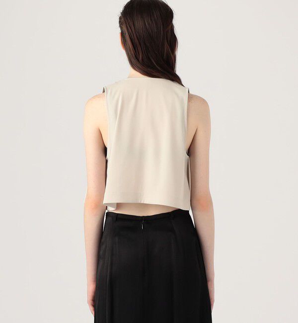 BACCA「ジョーゼットサテン ギャザードブラウス」|シャツ・ブラウス|