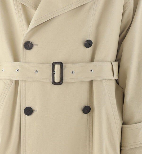 GALERIE VIE「ノンマーセライズドコットンギャバジン トレンチコート」|トレンチコート|