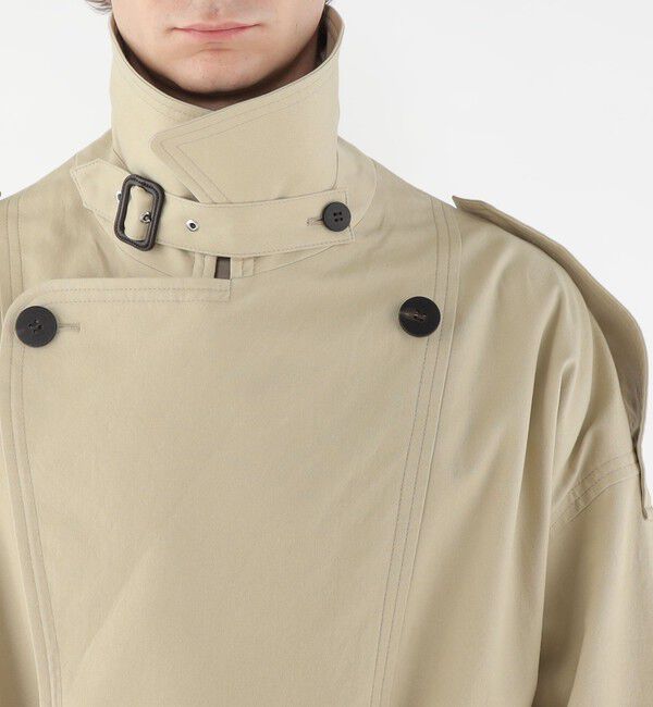 GALERIE VIE「ノンマーセライズドコットンギャバジン トレンチコート」|トレンチコート|