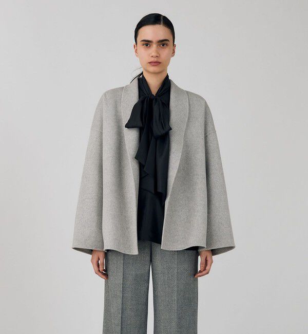 DES PRES「ダブルフェイスメルトンビーバー ショートコート」|その他|