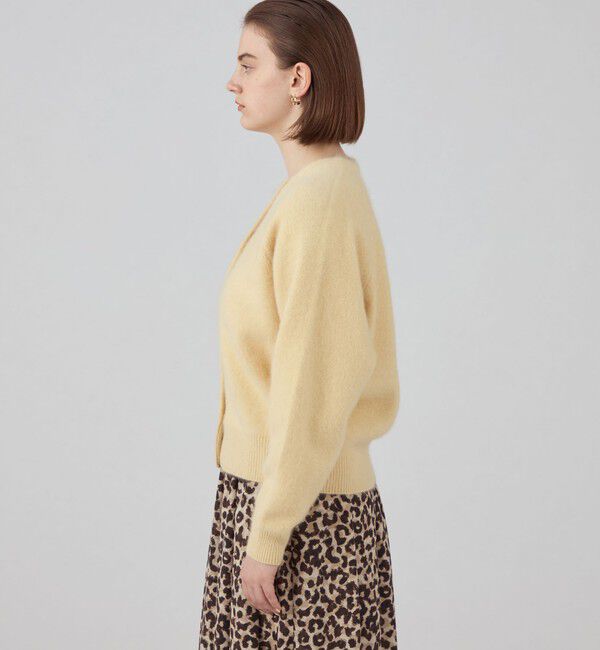 Ballsey「フラッフィーヤーン Vネックカーディガン」|カーディガン|