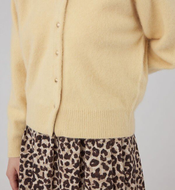 Ballsey「フラッフィーヤーン Vネックカーディガン」|カーディガン|