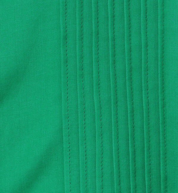 Ballsey「コットンシルクサテン ピンタックボウタイブラウス」|シャツ・ブラウス|