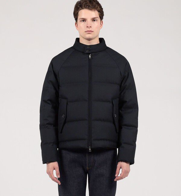 TOMORROWLAND MENS「ウールシルクツイル  ダウンブルゾン」|ダウン|