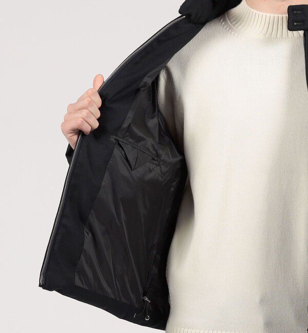 TOMORROWLAND MENS「ウールシルクツイル  ダウンブルゾン」|ダウン|