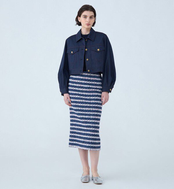 TOMORROWLAND collection「ソワデニム パフジャケット」|デニムジャケット|