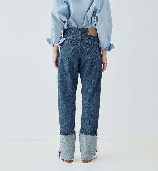 GALERIE VIE「ヴィンテージブルーデニム ロングヘムパンツ」|デニム|