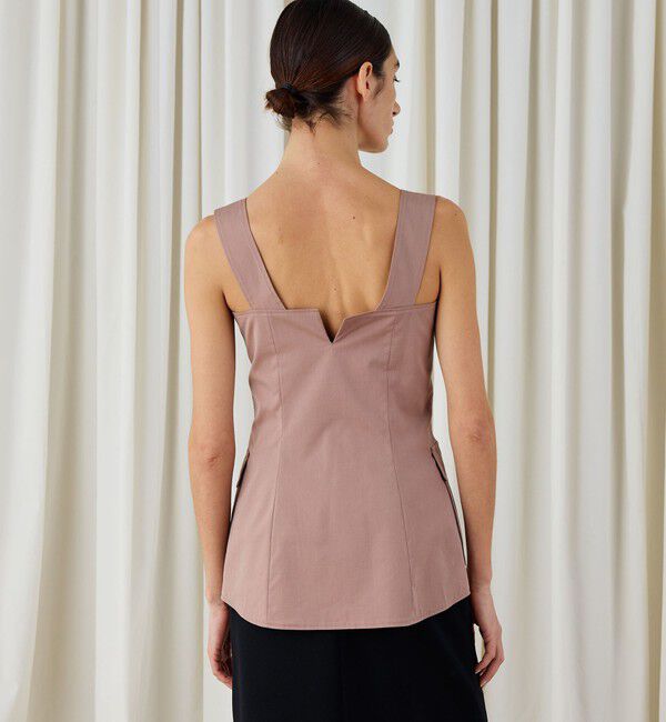 DES PRES「コットンストレッチポプリン レイヤードシャツ」|シャツ・ブラウス|