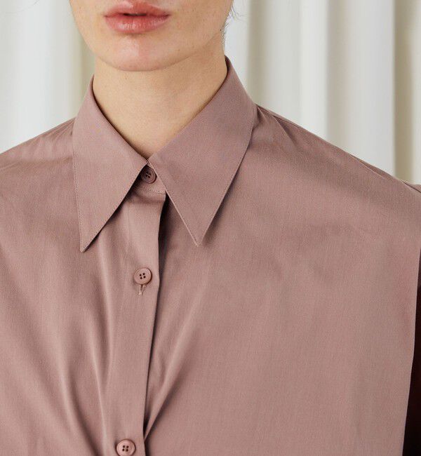 DES PRES「コットンストレッチポプリン レイヤードシャツ」|シャツ・ブラウス|