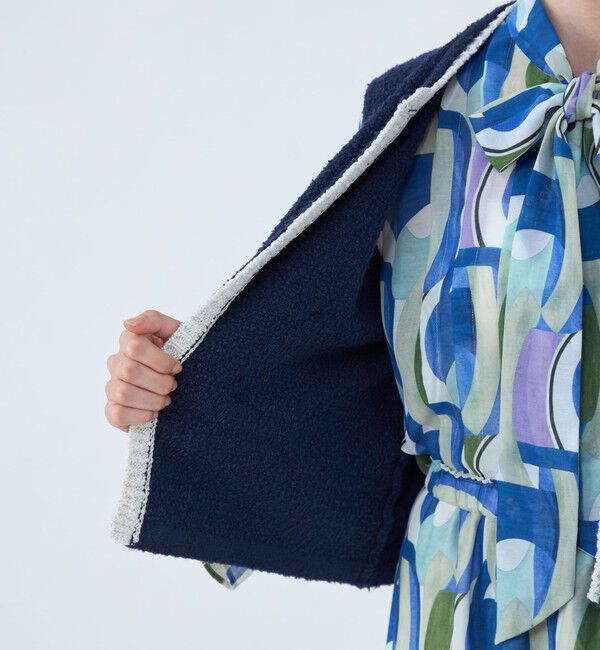 Ballsey「ビジューブークレー ショートベスト」|ベスト・ジレ|