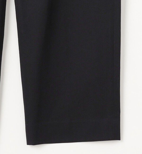 GALERIE VIE「ノンマーセライズドコットン ツータックイージーパンツ」|チノ|