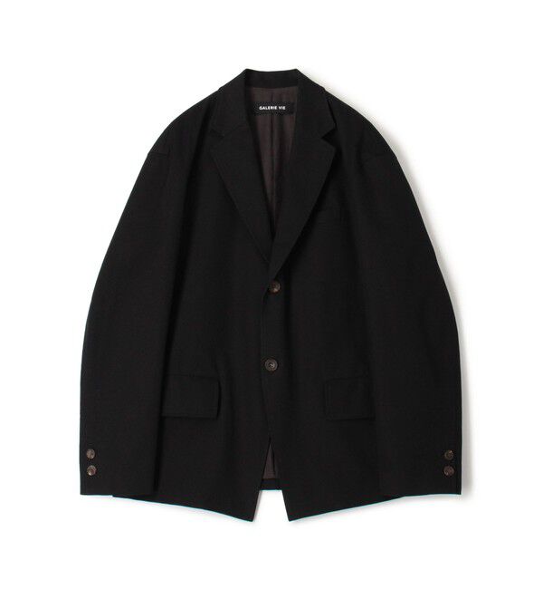 GALERIE VIE「ノンマーセライズドコットン テーラードジャケット」|テーラードジャケット|