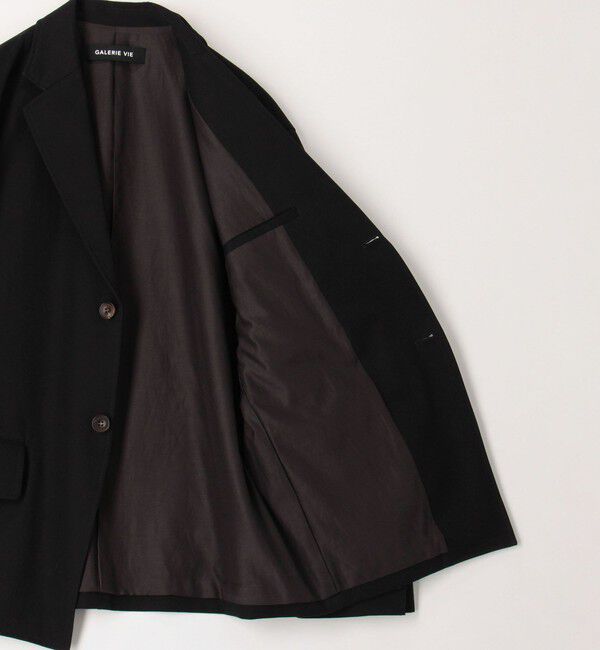 GALERIE VIE「ノンマーセライズドコットン テーラードジャケット」|テーラードジャケット|