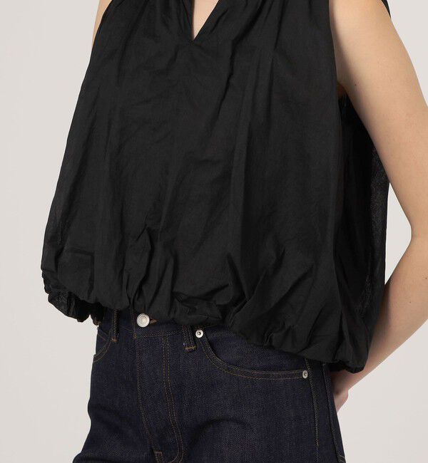 TOMORROWLAND BUYING WEAR「ne Quittez pas COTTON ORGANZA ノースリーブブラウス」|シャツ・ブラウス|