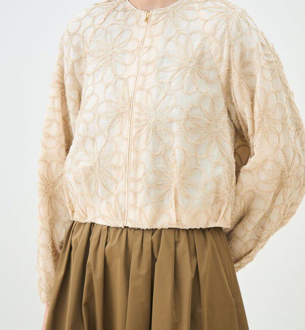 TOMORROWLAND collection「レーヌエンブロイダリー バルーンブルゾン」|ブルゾン・スタジャン|
