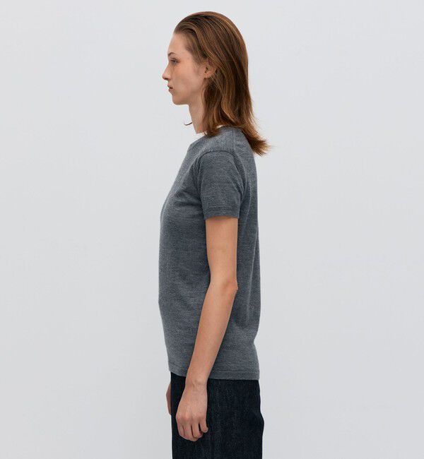 BACCA「カシミヤ ハーフスリーブプルオーバー」|ニット・セーター|