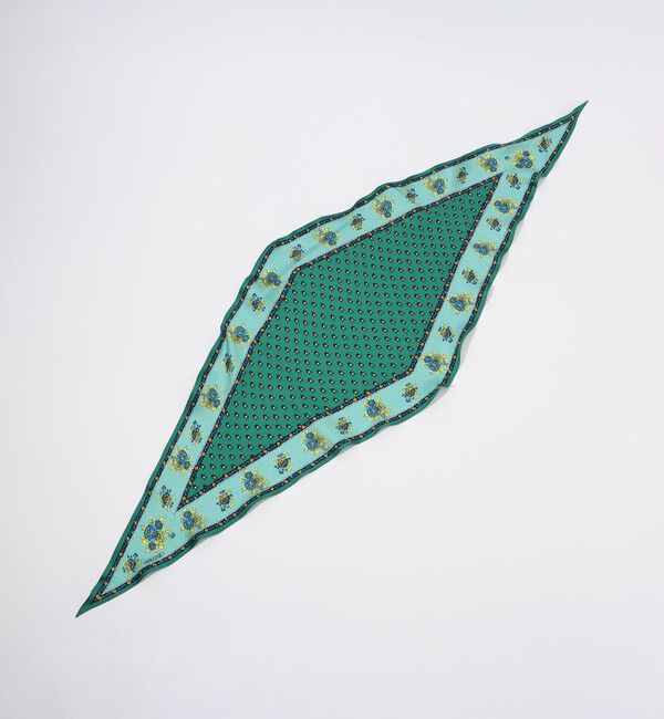 SOULEIADO「SOULEIAO シルクプリント スカーフ」|バンダナ・スカーフ|