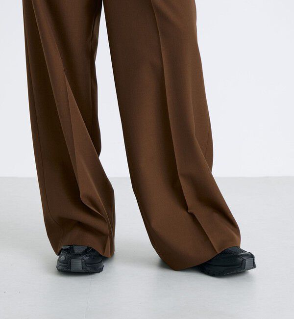 Edition「ウールポリエステルドスキン スラックス」|スラックス|