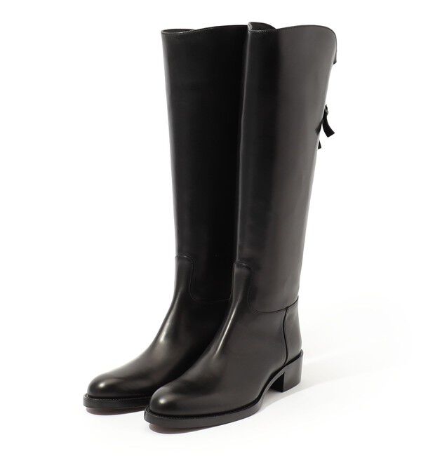 TOMORROWLAND GOODS「SARTORE SR1000 バックベルト ロングブーツ」|ロングブーツ|19 ブラック