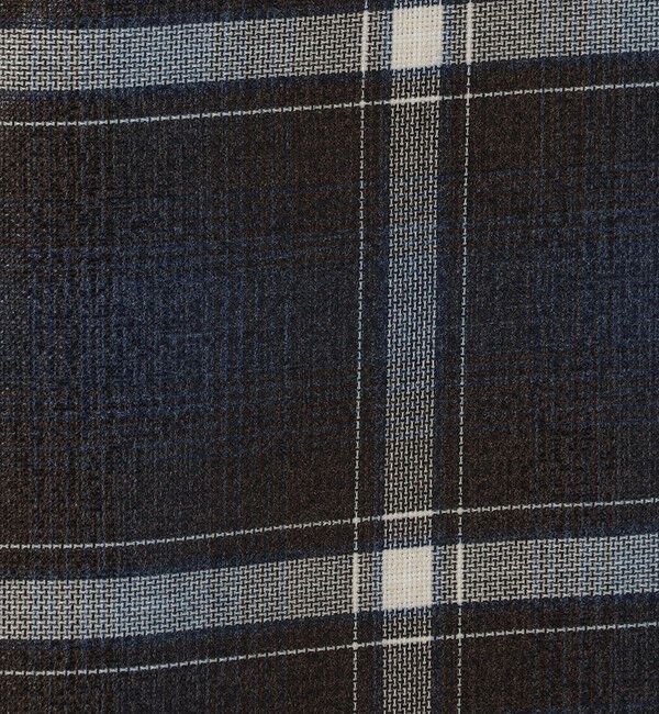 Edition「箔コーティングチェック  ロングワンピース」|ワンピース|