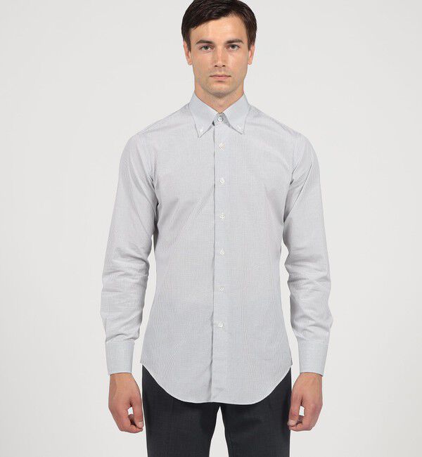 TOMORROWLAND MENS「120/2スーピマコ ットンブロード ボタンダウン ドレスシャツ」|シャツ・ブラウス|