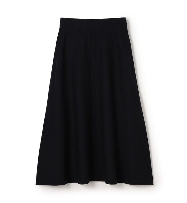 Ballsey「ミリングツイル サーキュラースカート」|フレア|69 ネイビー