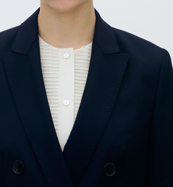 TOMORROWLAND collection「スーパーウール ダブルブレストジャケット」|テーラードジャケット|