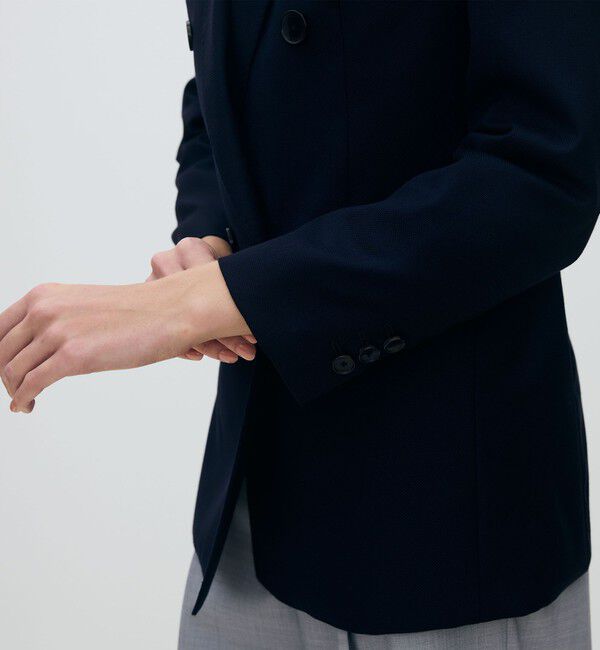 TOMORROWLAND collection「スーパーウール ダブルブレストジャケット」|テーラードジャケット|