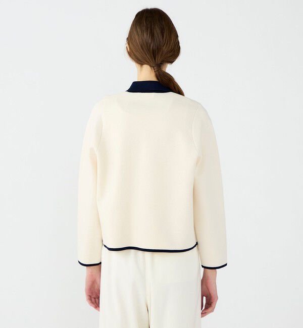 Ballsey「【WEB先行予約】パールコンビ シャツカーディガン」|ニット・セーター|