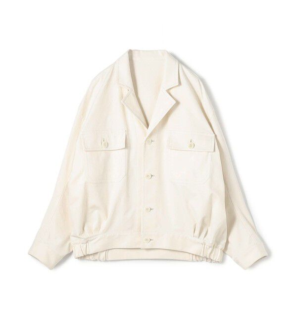 GALERIE VIE「ノンマーセライズドコットン コクーンバックブルゾン」|ブルゾン・スタジャン|11 ホワイト