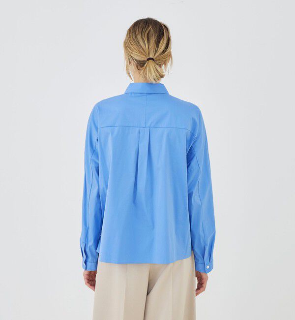 GALERIE VIE「ストレッチタイプライター フロントタックシャツ」|シャツ・ブラウス|