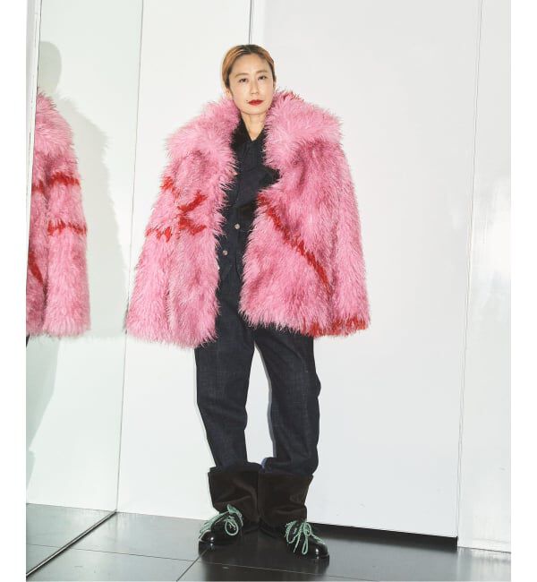  「JAKKE COCOON COAT C1010：フェイクファーコート」|その他|