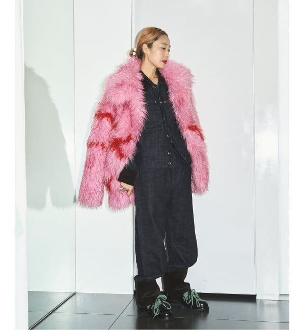  「JAKKE COCOON COAT C1010：フェイクファーコート」|その他|