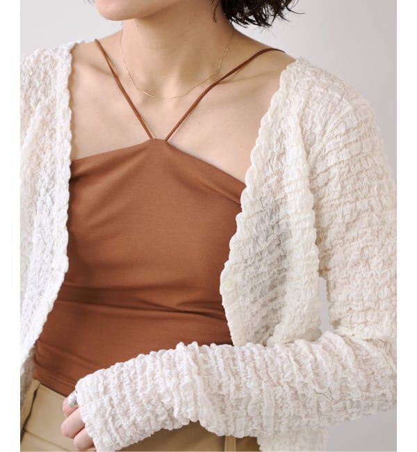 EMILYWEEK「シュリンク2WAYカーディガン」|カーディガン|