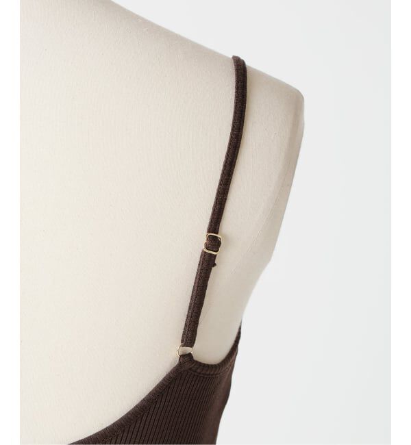 EMILYWEEK「シルクテレコリブブラキャミソール」|インナー|